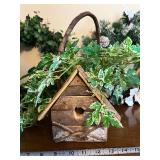 Garden Wreaths & Birdhouse Set - Lot of 3