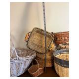Assorted Woven Baskets - Handwoven Storage Baskets, Various Sizes