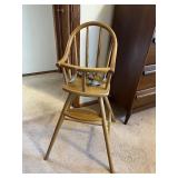 IKEA Gulliver High Chair - Wooden Baby/Toddler Chair with Harness