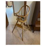 IKEA Gulliver High Chair - Wooden Baby/Toddler Chair with Harness