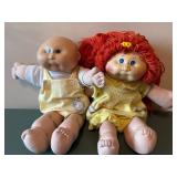 Vintage Cabbage Patch Dolls - Lot of 2