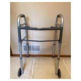 Rollator Walker With Forearm Supports - Aluminum Frame, 4 Wheels