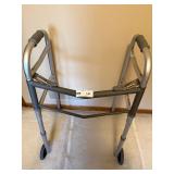 Rollator Walker With Forearm Supports - Aluminum Frame, 4 Wheels