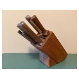 Vintage Wood-Handled Kitchen Knives (Lot of 8)