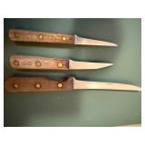 Vintage Wood-Handled Kitchen Knives (Lot of 8)