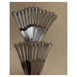 Assorted Kitchen Utensils & Flatware Set - Rolling Pin, Knives, Spatulas & Spoons