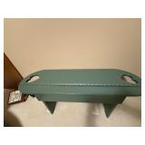 Green Wood Heart Bench