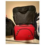 Dell Laptop Bag, Grand Mountain Backpack, Red Organizer Bag, Blue/White Sports Bag, Rolling Cart