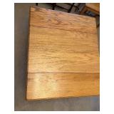 Vintage Mosaic Tile-Top Table with Scenic Central Panel and Black Metal Frame