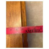 Oval Coffee Table with Curved Edge Rails