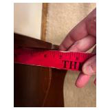 Three-Tier Carved Wood Étagère Shelf with Ornate Back Panel