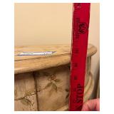 Butler Specialty Floral Console Table with 1 Drawer & Oval Mirror