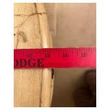 Butler Specialty Floral Console Table with 1 Drawer & Oval Mirror