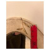 Butler Specialty Floral Console Table with 1 Drawer & Oval Mirror