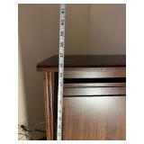 Wood Cabinet - 2-Door Storage with Shelves