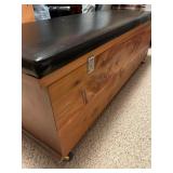 Lane Cedar Blanket Chest - Aromatic Cedar Interior - Altavista VA - Vinyl-Top Storage Trunk