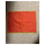 Holland Windmill Scene Wall Tapestry - Dutch Girl & Fields, 24 x 16 in