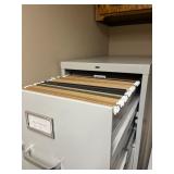 HON 4-Drawer Vertical Filing Cabinet - 53in Tall, Light Gray