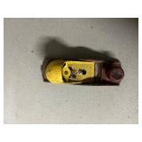 Vintage Hand Plane - Small Yellow Cast Body with Red Knob