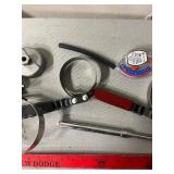 Strap Wrench with Dial Gauge, Band Clamp & Automotive Tools