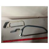 Blue Hacksaw Frame, Coping Saw (Lot of 3)