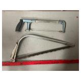 Vintage Frame Saw & Bow Saw (Lot of 2)