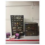 Drawer Organizer Cabinets with Hardware Assortment (Screws, Nuts, Bolts)