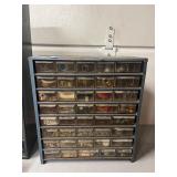 Drawer Organizer Cabinets with Hardware Assortment (Screws, Nuts, Bolts)