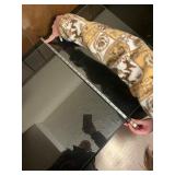 Black Glass-Top L-Shaped Desk - 64in Wide, Built-In Drawers