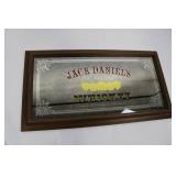 Jack Daniels Whiskey Framed Wall Sign 17'x30' - Wooden Frame, Glass Front