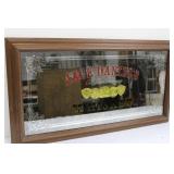 Jack Daniels Whiskey Framed Wall Sign 17'x30' - Wooden Frame, Glass Front