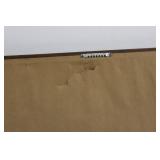 Jack Daniels Whiskey Framed Wall Sign 17'x30' - Wooden Frame, Glass Front