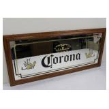 Corona Beer Sign Crown Logo 33'x15' - Framed Wall Art with Gold Trim