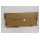 Corona Beer Sign Crown Logo 33'x15' - Framed Wall Art with Gold Trim