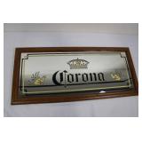 Corona Beer Sign Crown Logo 33'x15' - Framed Wall Art with Gold Trim