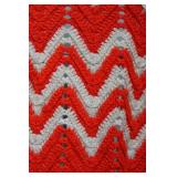 Southwestern Navajo-Style Handwoven Wool Throws & Pillow (Lot of 3)