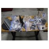 Wire Shelving Racks - Chrome & Black