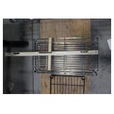 Wire Shelving Racks - Chrome & Black