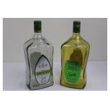 Hornitos Tequila Plata & Reposado - 2-Bottle Set, Empty Bottles