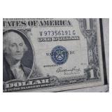 1935 Lincoln Wheat Penny, 1935 Buffalo Nickel & 1935 Silver Certificate Set - Rare Coins & Currency