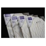 Better Homes & Gardens Fabric Storage Bin - Cream Metallic Geo  12.75W x 15D x 12.75H, 4-Pack