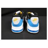 Nike Air Sneakers - Black White Blue Colorway, Athletic Running Shoes Size 11