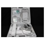 Embroidery Machine Bundle - White Case With Hoops & Attachments