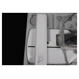 Embroidery Machine Bundle - White Case With Hoops & Attachments