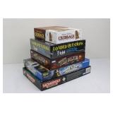 Scotland Yard, Monopoly Ultimate Banking, Loaded Questions, Yahtzee Texas Hold'em, Cribbage (Lot 5)