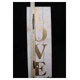 Kirkland's Holiday Cheer Star Light & Love Sign Table Decor Set