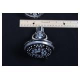 Chrome Handheld Shower Head Set - 2-Pack with Flexible Hoses