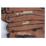 Mizuno Prospect Diamond Ready 12.5in Baseball Gloves (Lot of 2)
