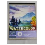 Arteza 24-Color Gouache Set, Blick Premier Artist Panel 12x12, Artist's Loft Watercolor Pads