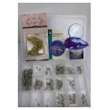 Floral Sewing Box Kit - Thread Spools, Needles, Pins, Pincushions